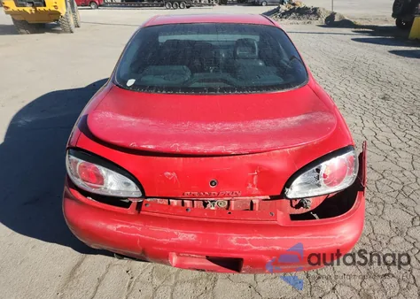 2000 Pontiac Grand Prix Gtp from USA, damaged, VIN 1G2WR5215YF351521